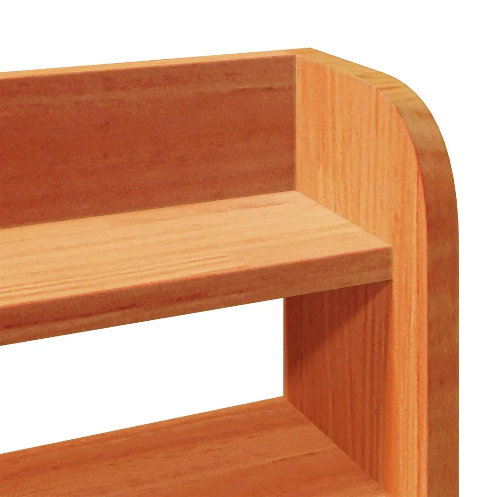 vidaXL Letto senza Materasso Marrone Cera 160x200 cm in Legno di Pino