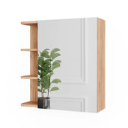 Vicco Mobile da bagno a specchio Quercia dorata 62 x 64 cm