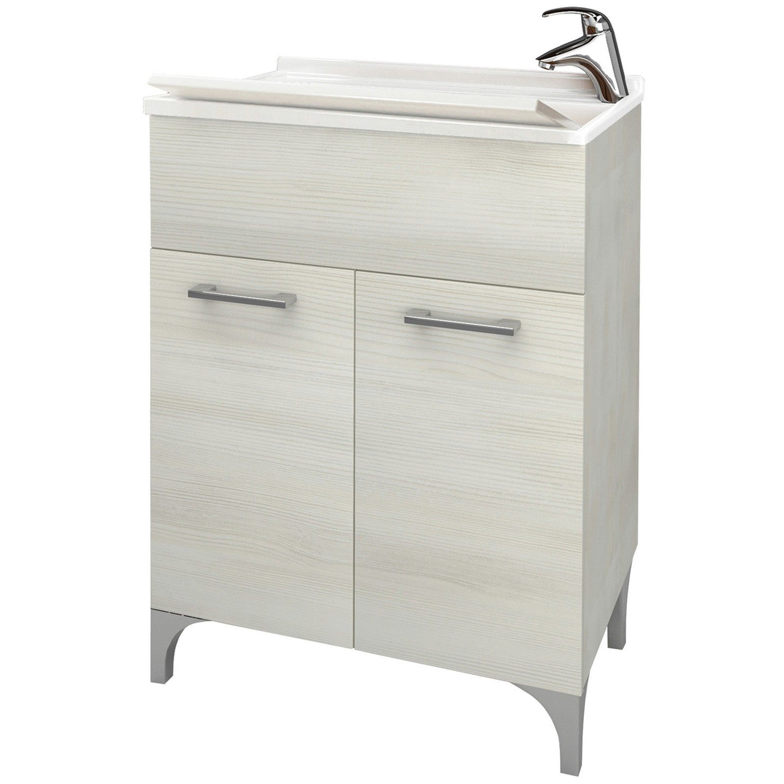 lavatoio legno in kit cm.60x50 rovere bianco cod:ferx.99036