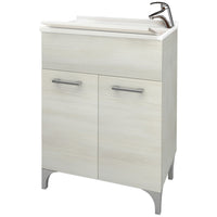 lavatoio legno in kit cm.60x50 rovere bianco cod:ferx.99036