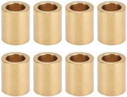 Componenti di supporto per lager 8 pezzi - Smergiante - Materiale: rame - Diametro di uscita 8 mm - Diametro esterno 12 mm - Lunghezza 15 mm - Conduttore elettrico - Lagers