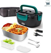 Lunchbox elettrica 3 in 1 - 55W - 1,5L - 3 termos in 1 - nero