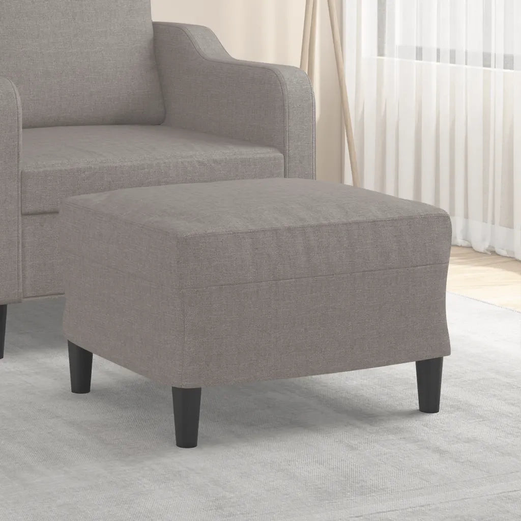 Poggiapiedi Tortora 60x50x41 cm in Tessuto cod mxl 64896