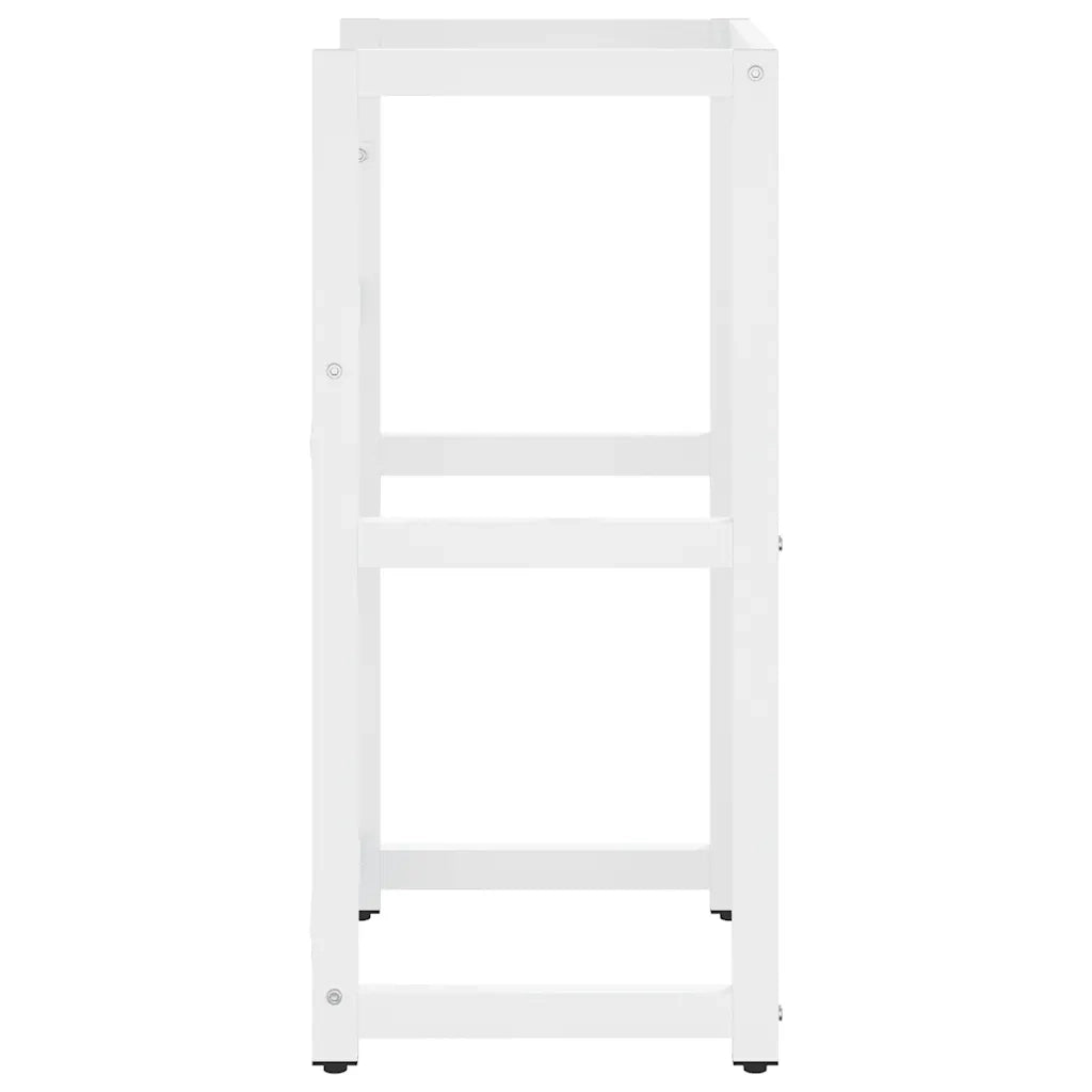 Struttura per Lavabo da Bagno-Supporti per Lavandino Bianca 40x38x83 cm in Ferro 106482