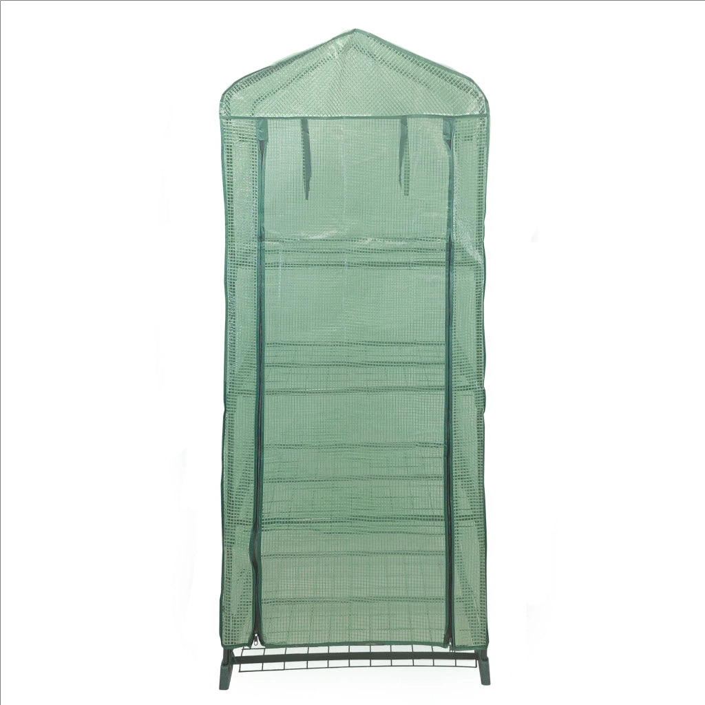 Mini Serra da Appartamento e Giardino Leggera Compatta facile da Montare con Copertura Resistente al Tempo e ai Raggi UV - Copertura in PE