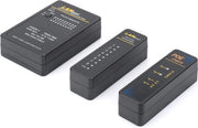 Testatore di rete e cavi con funzione di test PoE - Scansione automatica per RJ45, RJ11, ISDN e Coax - Ideale per LAN e lavori di gestione dei cavi