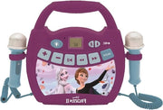 Karaoke per Bambini Portatile Digitale - Microfoni Effetti di Luce Bluetooth - Funzione Registrazione e Cambio Voce - Batteria Ricaricabile - Blu MP3 20FZZ