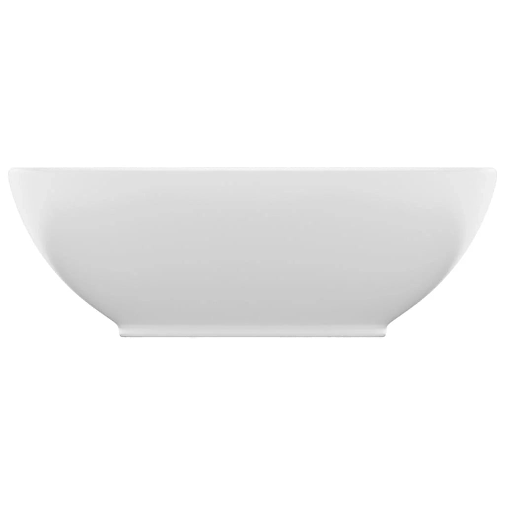 Lavabo ovale di lusso 40 x 33 cm in ceramica bianco opaco 02_0002663