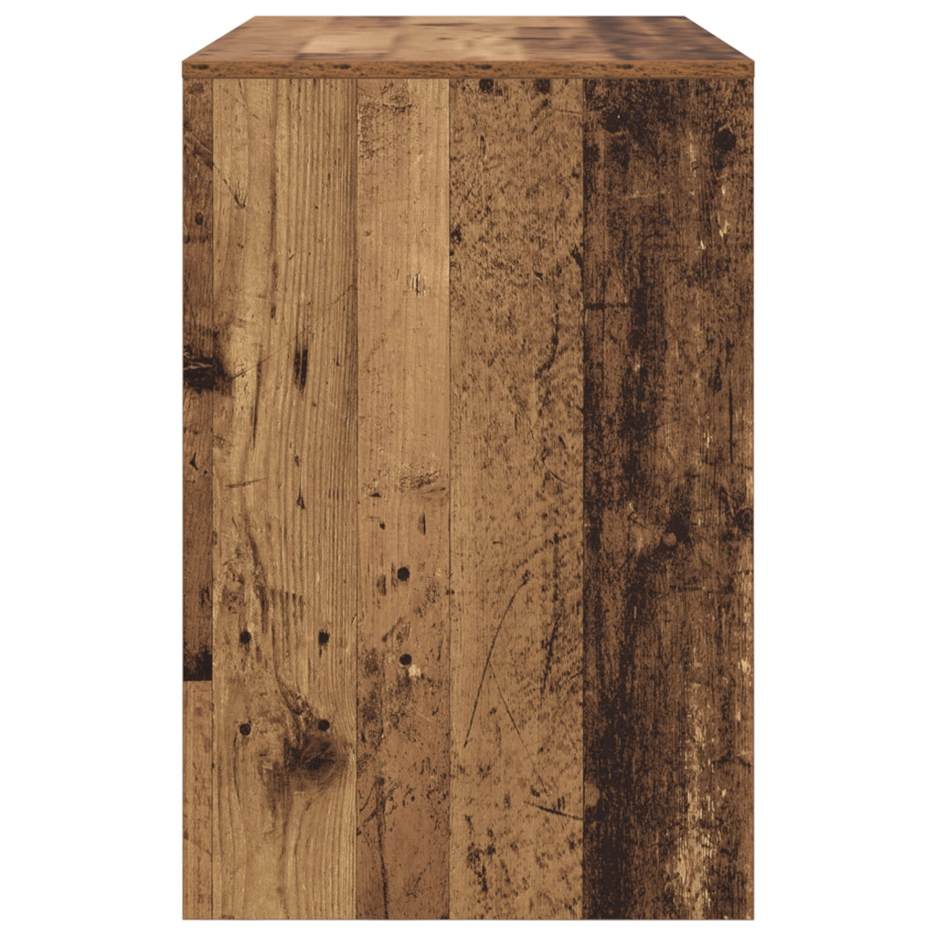 Scrivania Legno Vecchio Legno Ingegnerizzato Piccolo Stoccaggio