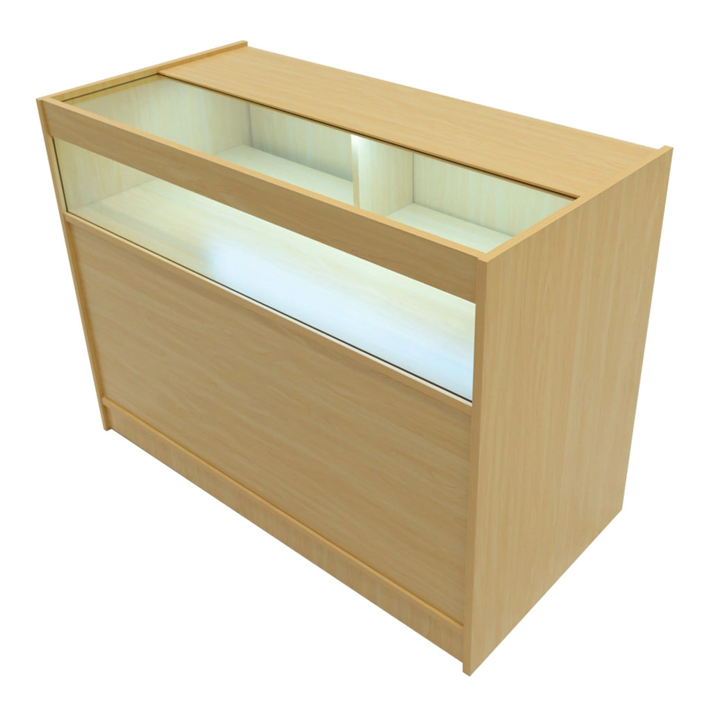 Set Banconi Acero Europa LED B1200 C1200 LM60 TB60 con Serrature e Vetrina