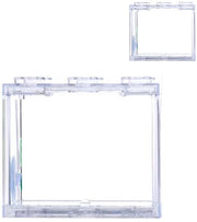 Acquario Miniatore Portatile - Vetro Acrilico Translucido - Impermeabile/Resistente all'Esplosione - Fessure di Ventilazione - Pulizia Facile - Alta Transmittanza della Luce - Serbatoio di Vetro