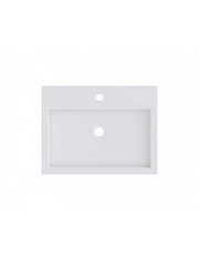 SPRING VOW RIHO lavabo 60x46x8 cm in marmo composito