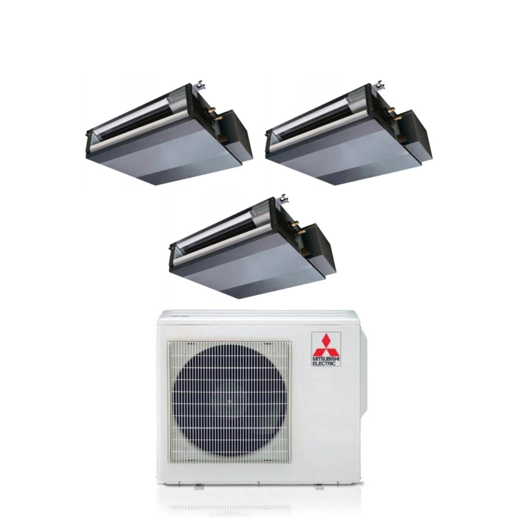 Climatizzatore Condizionatore Mitsubishi Electric Canalizzato Canalizzabile Trial Split Inverter 9+9+18 con MXZ-4F72VF R-32 Wi-Fi Optional 9000+9000+18000