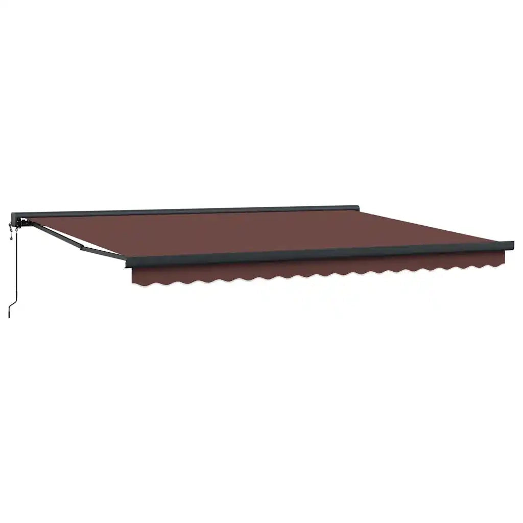 Tenda da Sole Retrattile Automatica Marrone 450x300 cm 3215736