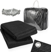 Tappeto da Campeggio Tappeto per Tenda 250x300cm Nero 13 Pennelli per Terra