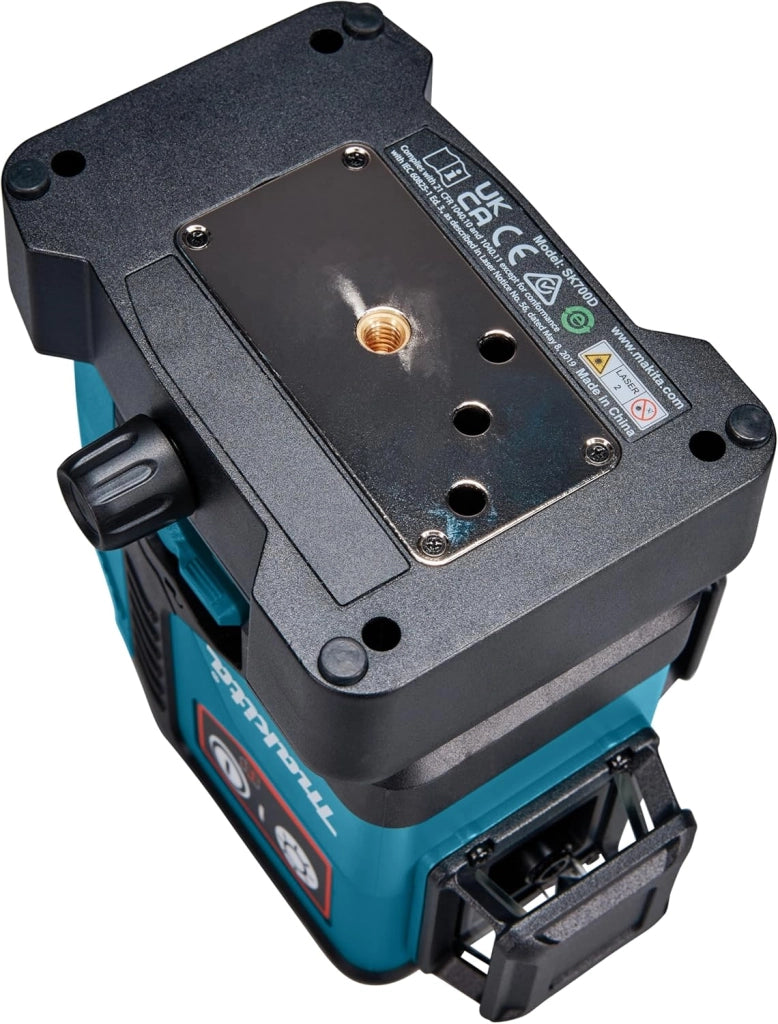 Makita SK700D 12V max CXT Lithium-Ion Cordless Self-Leveling 360° 3-Plane Red Laser, Class II, 635 nm, 2 mW, Tool Only