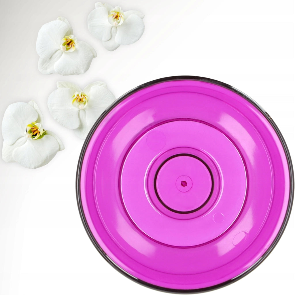 Vaso per orchidee KADAX in plastica, 12 cm, viola