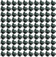 100 pezzi di supporti per piante in plastica - clip per piante in rattan - clip per piante per sostegno di piante