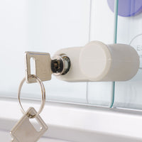 Bacheca con Ante Scorrevoli 94X67,5X5,9 cm in Alluminio Fondo Magnetico Silver