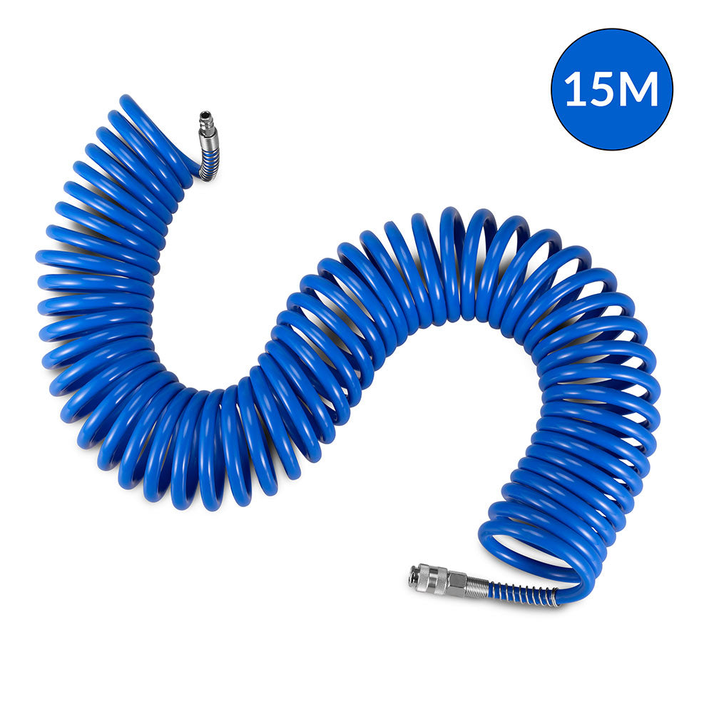 Tubo Aria Compressa 15mt Attacco Semplice Veloce per Compressore 15Bar