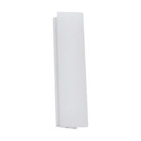 Applique Moderna Zubialde Alluminio Bianco Luce Led Integrato 12W