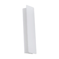 Applique Moderna Zubialde Alluminio Bianco Luce Led Integrato 12W