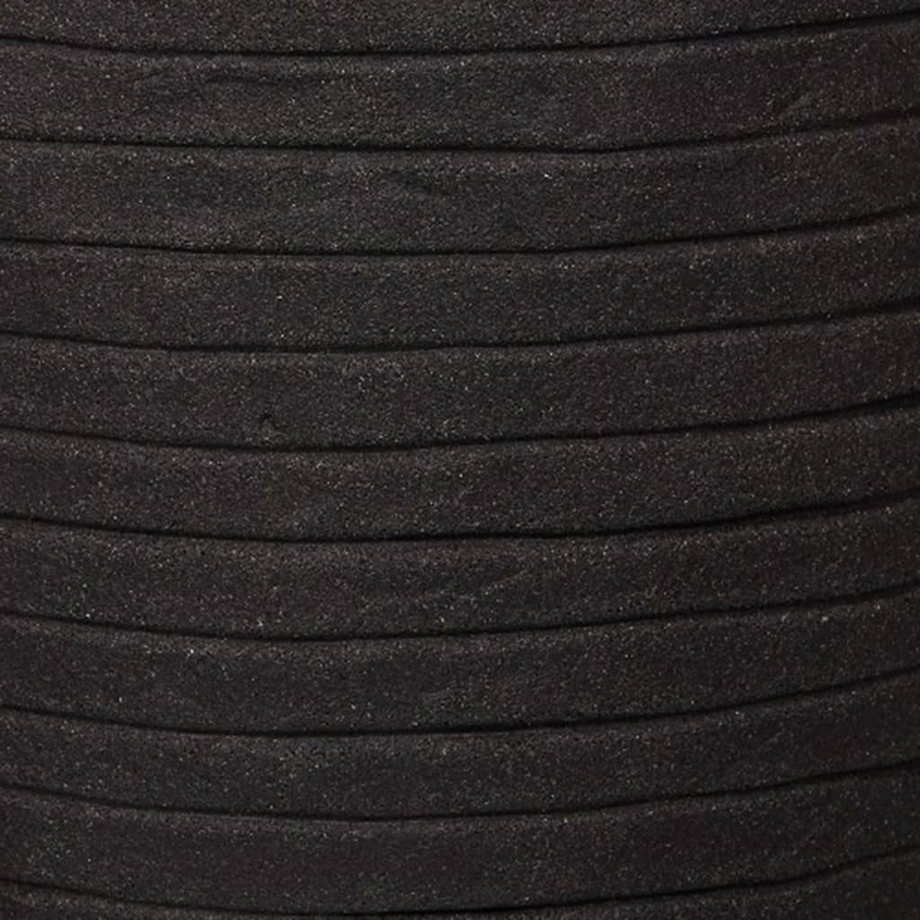 Vaso a Cono Nature Row 42x38 cm Nero KBLRO362
