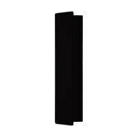 Applique Moderna Zubialde Alluminio Nero Luce Led Integrato 12W