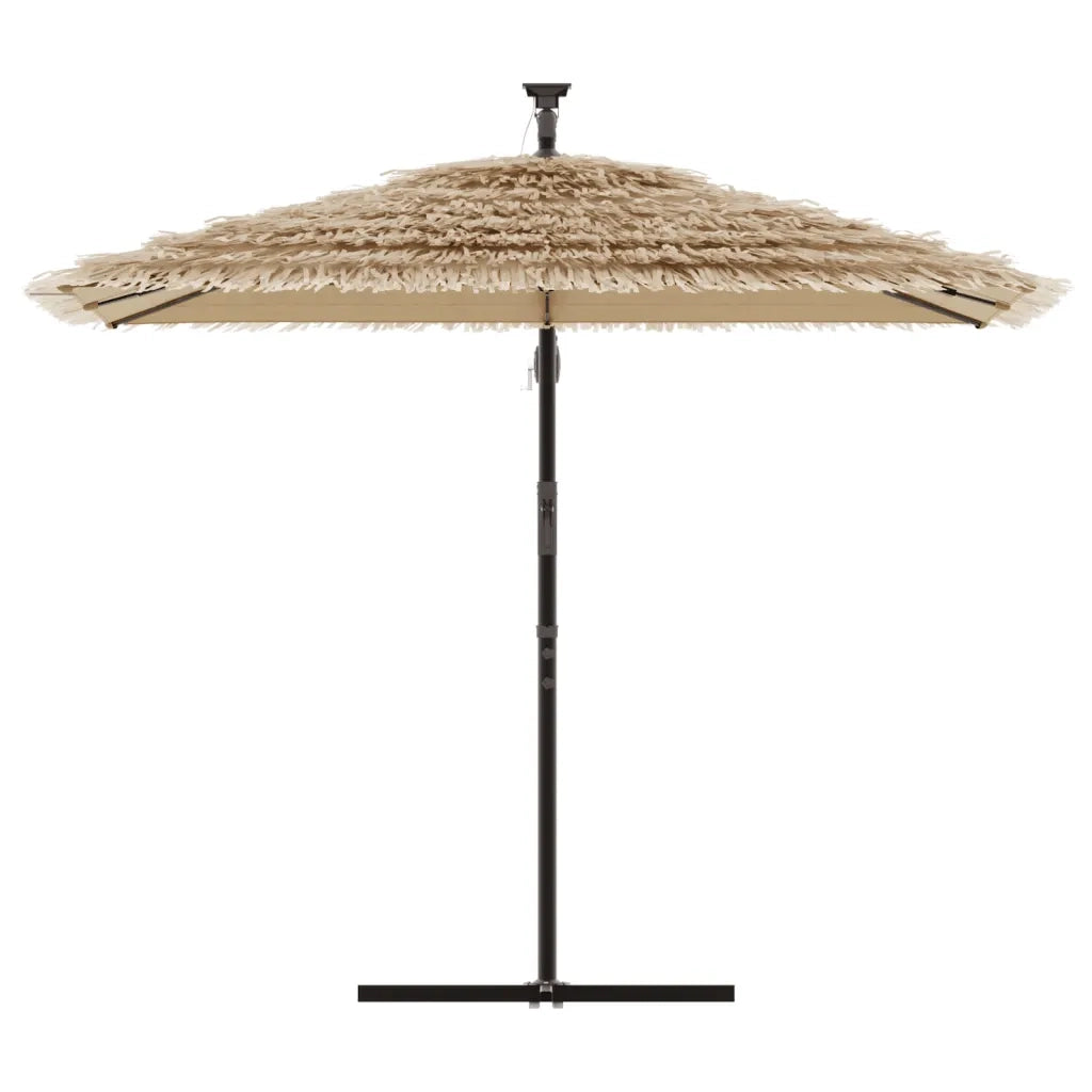 Ombrellone Giardino con Palo in Acciaio Marrone 290x290x238 cm 4005082
