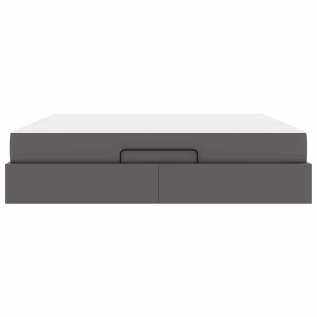 Struttura letto con materasso Altro 2 pcs Grigio PVC 3399439