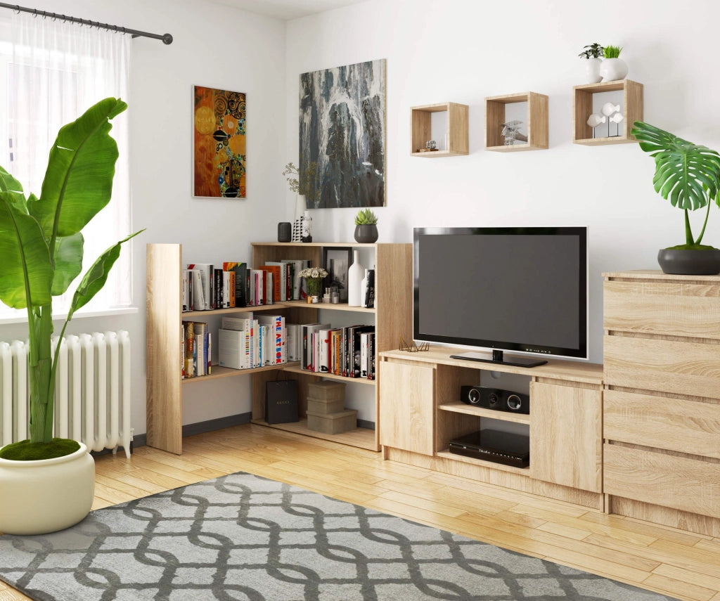 Scaffale AKORD TWIST Sonoma Quercia 173,6 cm 173,6x30x109,3 cm