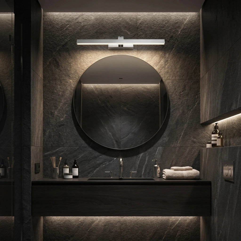 Applique Da Bagno Led Swe002-1w 58cm Chrome