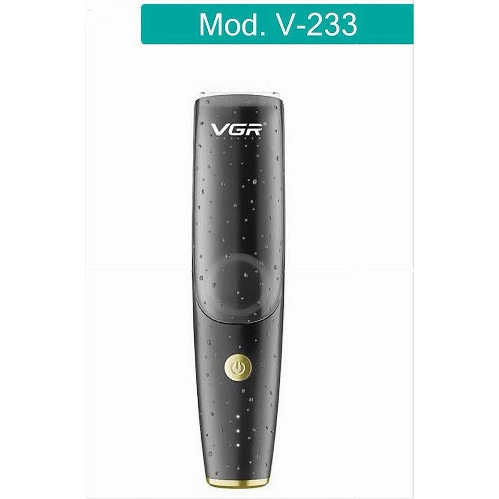 Trade Shop - Tagliacapelli Barba Ricaricabile Usb Impermeabile Senza Fili Professionale V-233 -