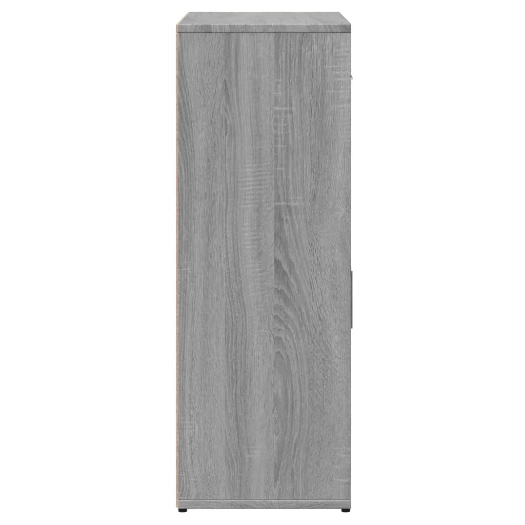 Buffet credenza cassettiera armadio mobile contenitore organizer per cucina soggiorno salotti set da 2 Sonoma 60 x 30 x 84 cm legno ingegnerizzato grigio 02_0036956
