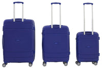 Set 3 Valigie Trolley Rigide in Polipropilene 4 Ruote TSA Ravizzoni Cuba Libre Blu