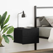 Armadio da Notte Rovere Nero 40 x 30 x 30 cm Legno multistrato 862459