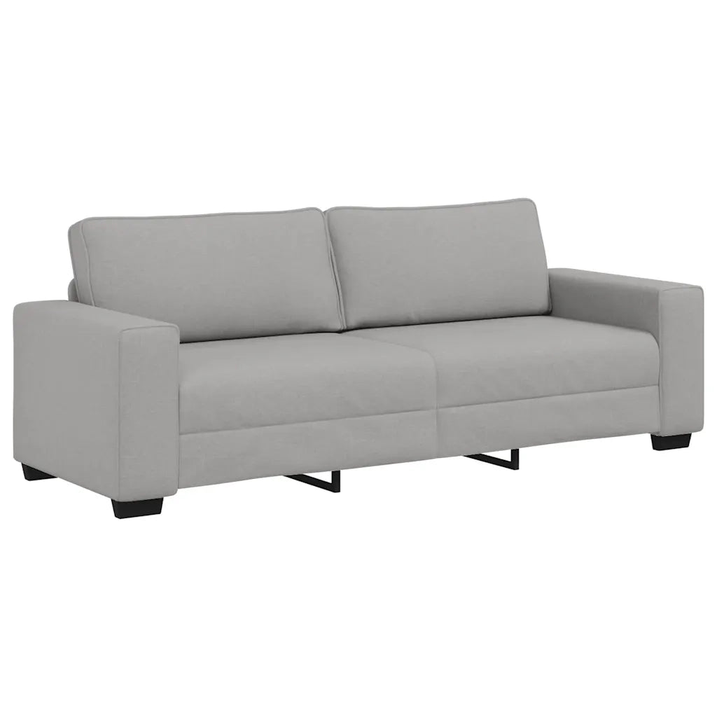 vidaXL Set di Divani 2 pz con Cuscini Grigio Nuvola in Tessuto