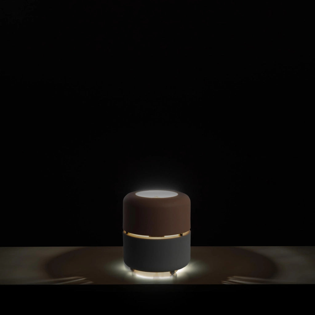 Idra - Lampada da tavolo in metallo nero