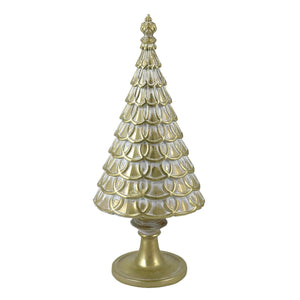 Albero resina oro cm 11x10xh32
