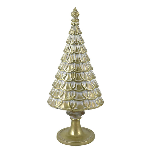 Albero resina oro cm 11x10xh32