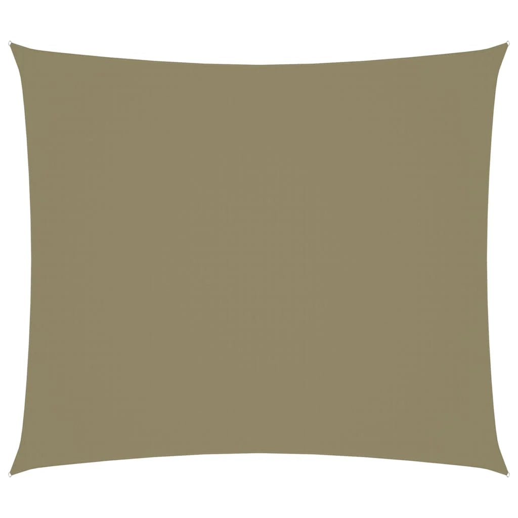 Vela ombreggiante/ombrellone rettangolare in tessuto Oxford 2,5 x 3 m beige 02_0009549