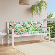 Cuscini Panca da Giardino 2pz Multicolore 150x50x7cm in Tessuto