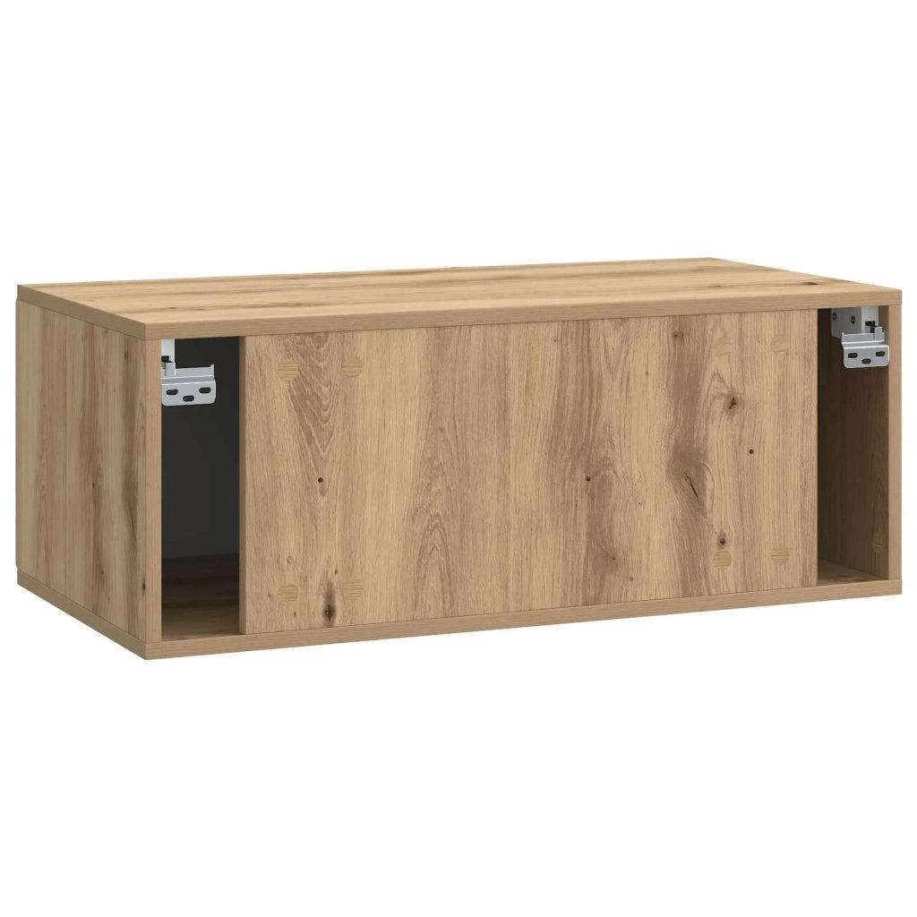 Mobile Porta TV da Muro Rovere Artigianale 78,5 x 41 x 30 cm