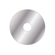 ROSONE INOX TONDO D. 80 CON BIOADESIVO- Foro D. 20 mm- DEBOR- pezzi 1