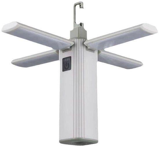 Lanterna per campeggio con torcia pieghevole ricaricabile, 3 livelli di illuminazione, impermeabile, trasportabile, rapida ricarica, luce ambientale per escursioni, emergenze, tende e campeggio