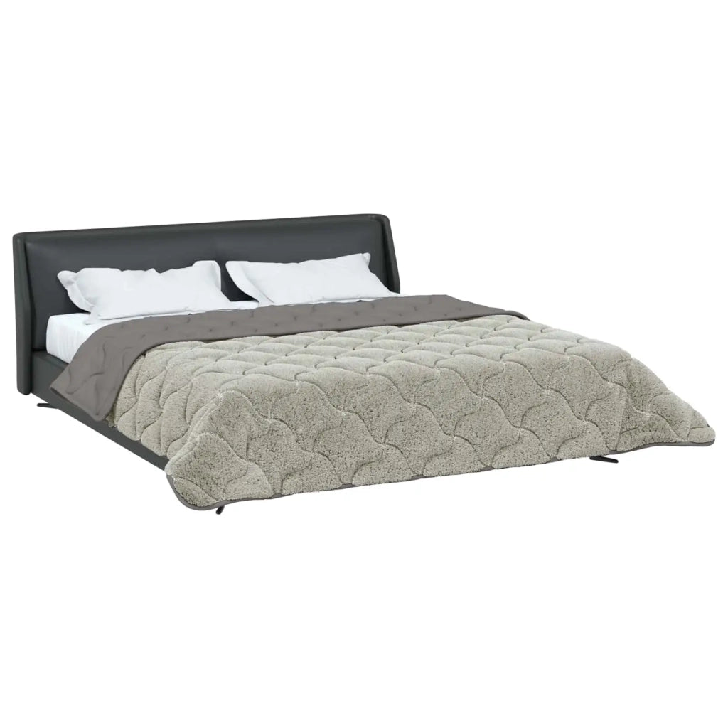 Piumone | Duvet Completo Annuale Trapuntato Grigio chiaro 200 x 200 cm