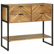 Tavolo consolle con cassetto Marrone 90 x 35 x 80 cm 374107