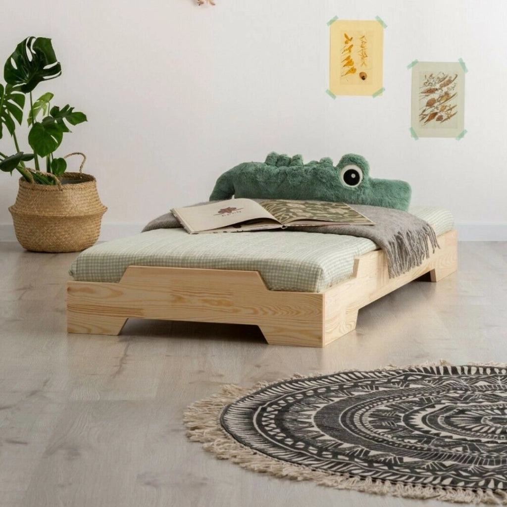 Lettino Montessori BOB beige 160 x 80 cm