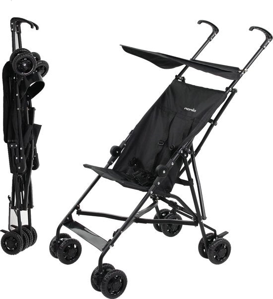 Carrello per bambini dai 6 ai 36 mesi - leggero e pieghevole + con sistema di trasporto + parasole