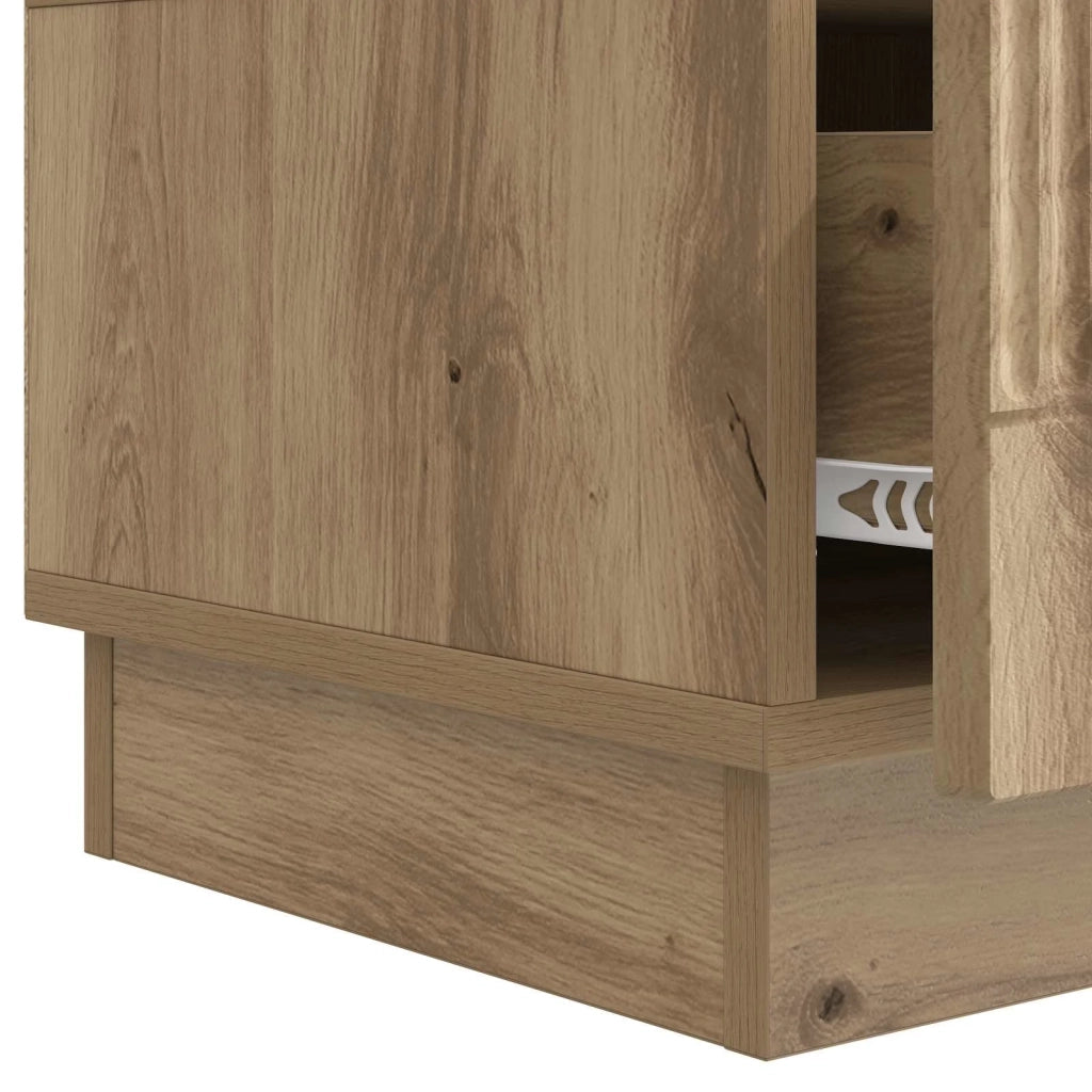 Mobile TV con cassetto Rovere Artigianale 147 x 34,5 x 27 cm 895404
